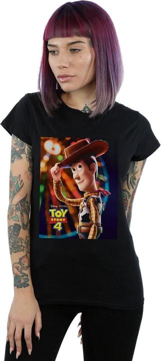Immagine prodotto Disney Toy Story 4 Woody Poster Maglietta Donna (XXL)