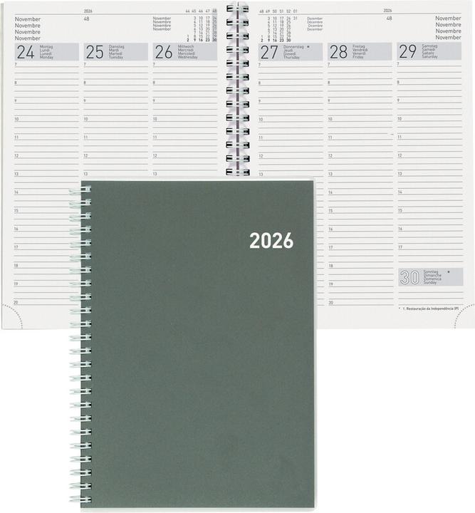 Actual product image Biella Business Agenda Terminia Wire-O (14.5 x 20.5 cm, German)