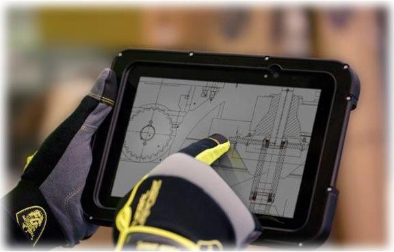 Produktbild Zebra Rugged Frame 8in W/ Rugged Io