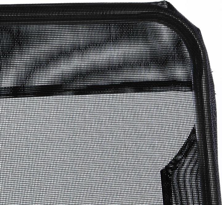 Produktbild VCM Gartenliege 2er Set Bäderliege 160 cm Schwarz Armlehne Stahl Relaxliege klappbar (160 cm)