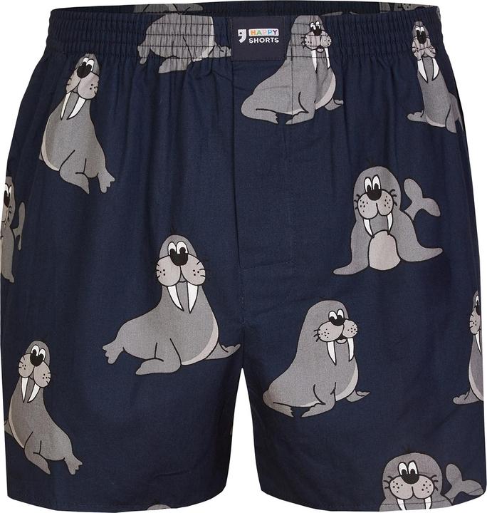 Actual product image Happy shorts Boxer Print Sets (L, pack of 3)