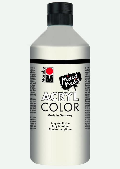 Image du produit Marabu Couleur acrylique (Blanc, 500 ml)