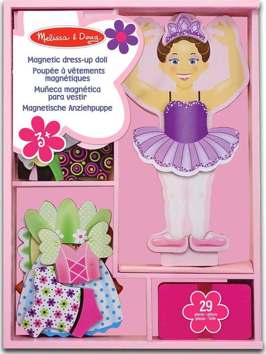 Image du produit Melissa & Doug Magnetique Bois Nina Ballerina 29pcs (fr-de-en-es) (27 pièces)