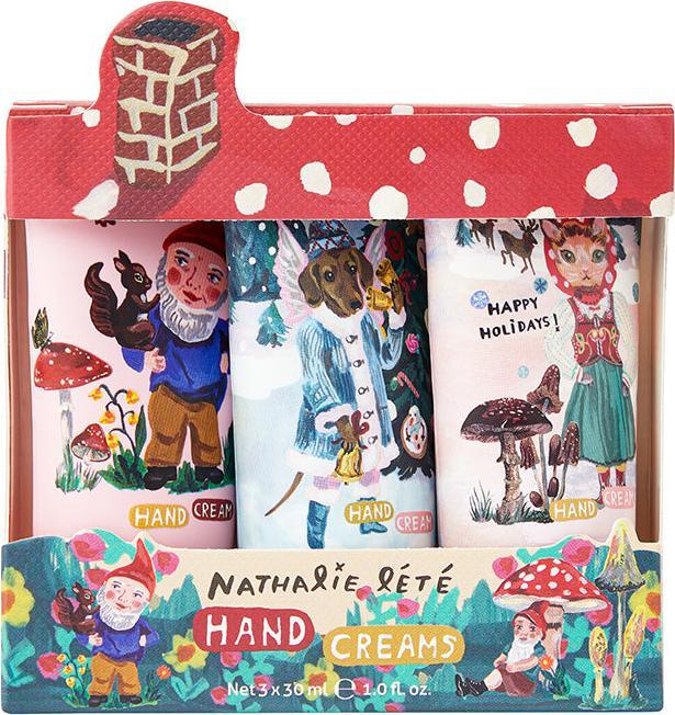 Nathalie Lété Geschenkset Christmas Handcremen, 3 x 30 ml (90 ml)
