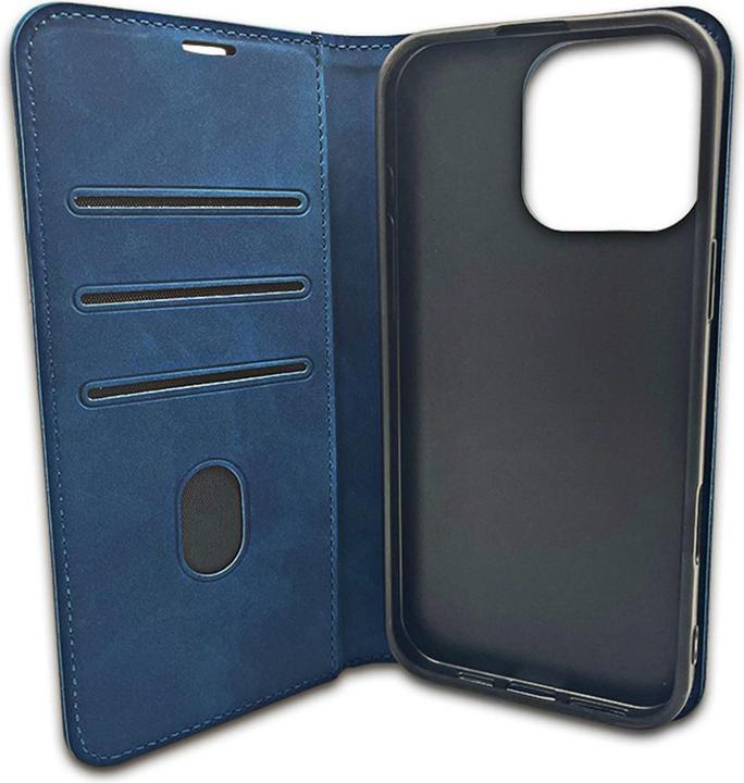 Image du produit OEM Coque Smart Suede pour iPhone 11 bleu marine (Apple iPhone 11)
