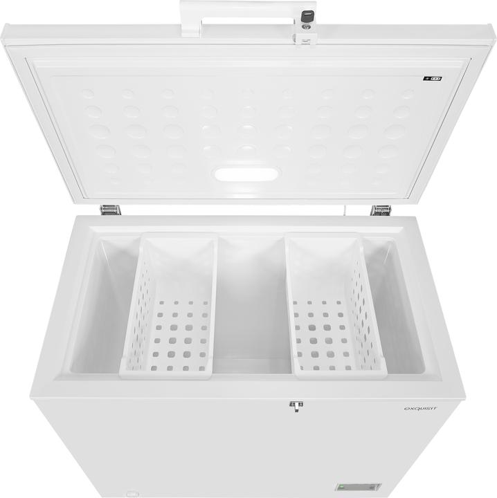 Produktbild Exquisit GT200-HE-040C weiss (Freistehend, 198 l)