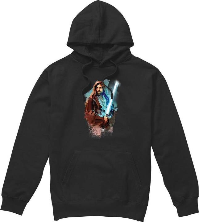 Immagine prodotto Star Wars Felpa con Cappuccio Obi Wan Kenobi Verniciato Uomo (S)
