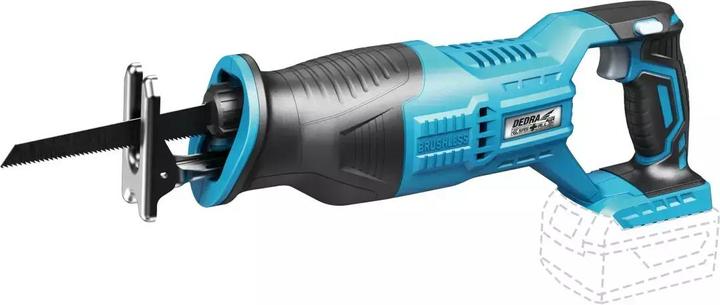 Actual product image Dedra Cordless reciprocating saw