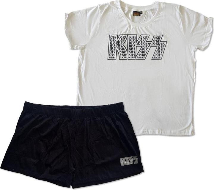 KISS Schlafanzug mit Shorts Sommer (L)
