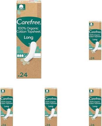 Energie-Label Carefree Organic Cotton Long - Panty liners - 24.0pcs (24 x, Slipeinlagen)