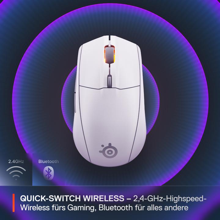 Actual product image SteelSeries Rival 3 WL Gen 2 - White (Wireless)