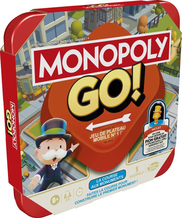 Produktbild Hasbro Gaming Monopoly GO! Brettspiel (Französisch)