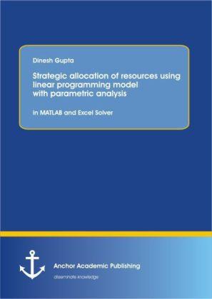 Immagine prodotto Strategic allocation of resources using linear programming model with parametric analysis: in MATLAB (Dinesh Gupta, 2014)