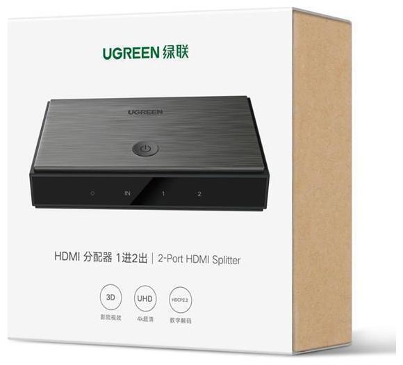 Produktbild Ugreen HDMI Splitter 2 Port 4K/60Hz CM186 50707