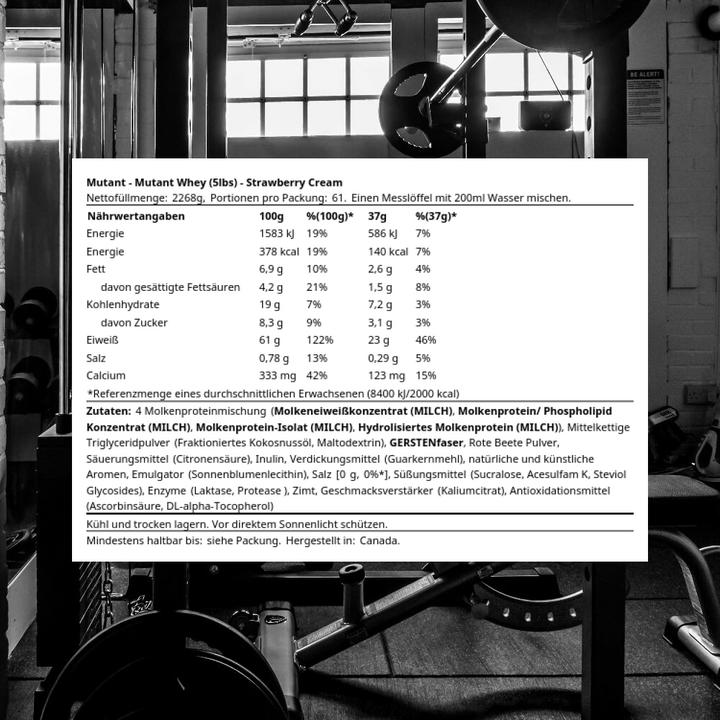 Actual product image Mutant Whey Protein (Strawberry, 1 pcs., 2260 g)