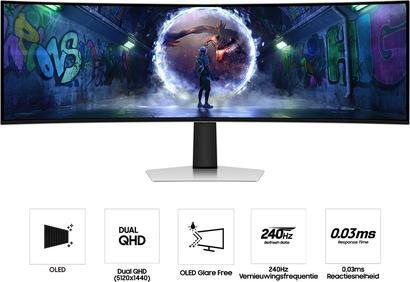 Produktbild Samsung Odyssey OLED G9 - S49DG934SU (5120 x 1440 Pixel, 49")