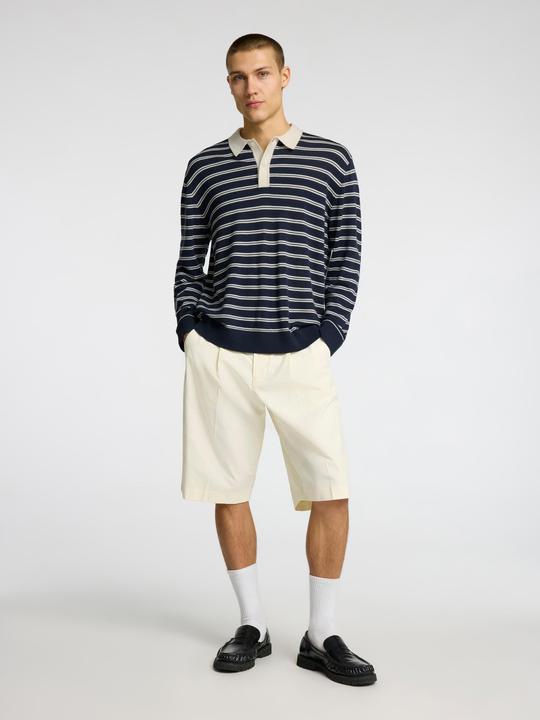 Actual product image Selected Homme 100% Merinowoll Langarm-Poloshirt (L)