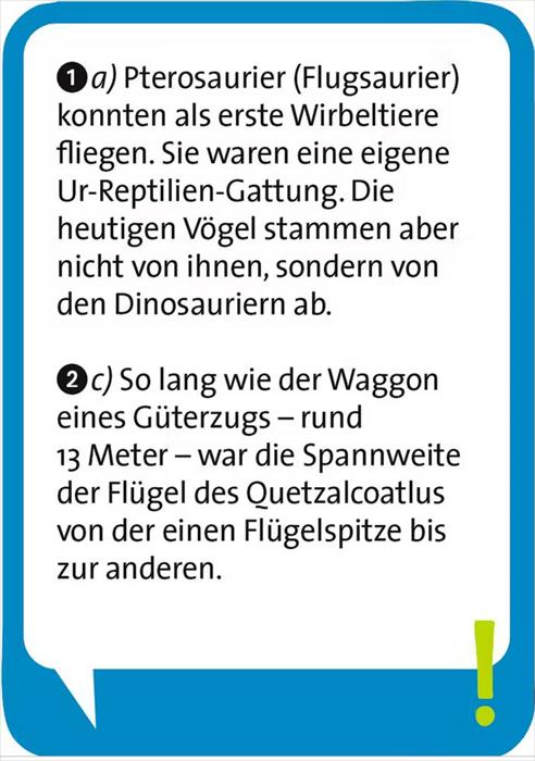 Energy Label Pocket Quiz junior dinosaurs (German)