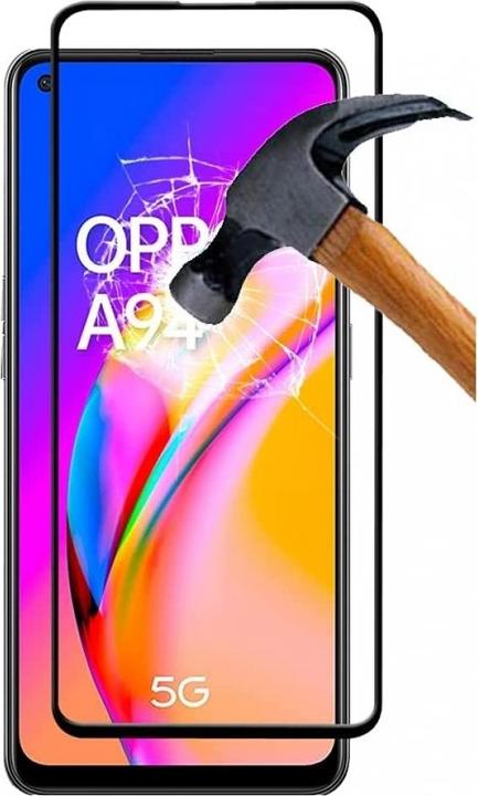 Immagine prodotto Screenguard Oppo A94 5G Pellicola protettiva di vetro a schermo intero 2.5D 9H (1 Pezzo/i, Oppo A94 5G)