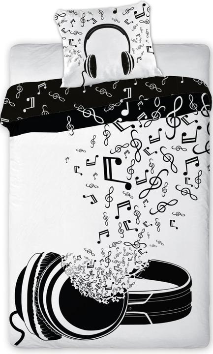 Faro Youth Bed Linen MUSIC Set 140x200cm + Pillow 70x90cm