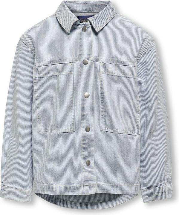 Produktbild Only Fly-Away Kragen Ärmelbündchen mit Knopf Jacke Jeansjacke (140)