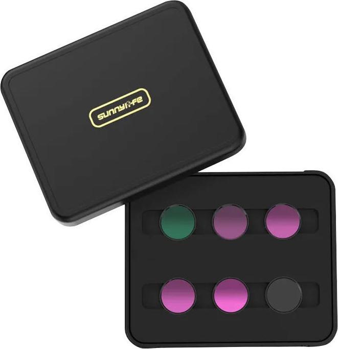 Sunnylife Set of 6 filters MCUV+CPL+ND4+ND8+ND16+ND32 for Insta360 GO 3/2 (Insta360 Go 3)