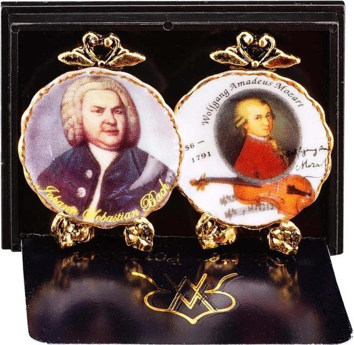 Reutter 001.400/0 - Wandteller "Mozart/Bach", Miniatur