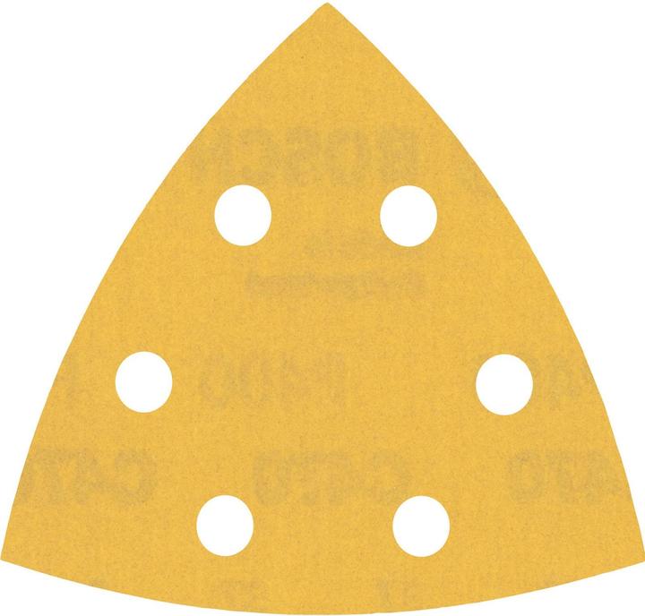 Actual product image Bosch Professional Zubehör Expert C470 Sandpaper for Delta Sander, 93 mm, G 400, 5 pieces (400)