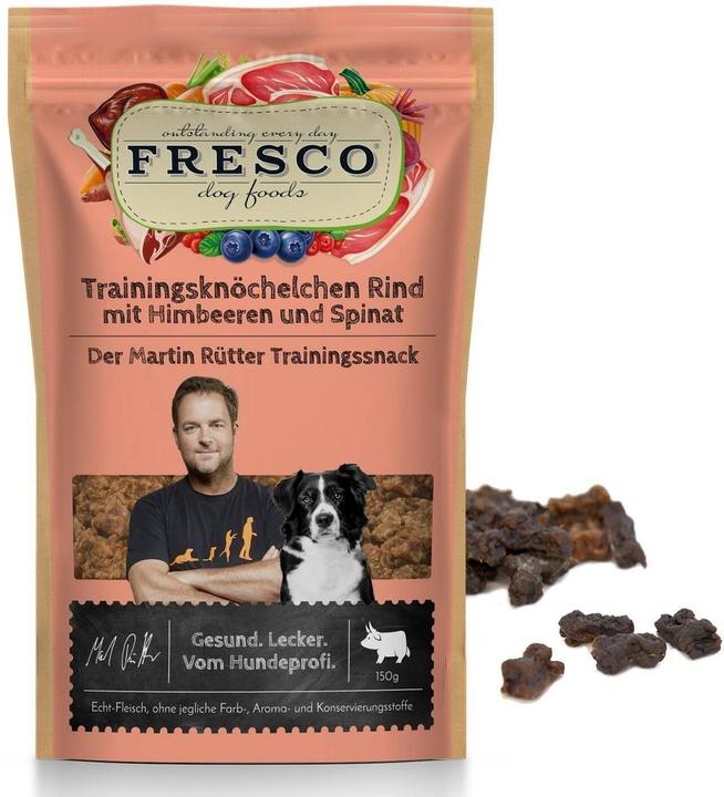 Fresco Martin Rütter Trainingsknöchelchen Rind&Himberen, 150 g (Adult, 1 Stk., 160 g)