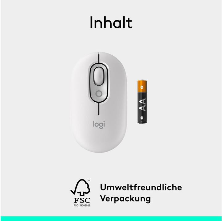 Actual product image Logitech POP Mouse with personalisable emoji (Wireless)