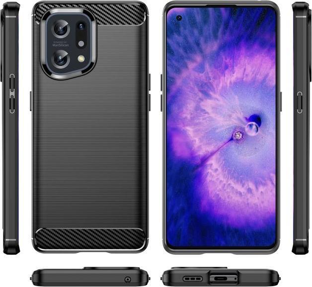Produktbild MU Style Carbon Fiber TPU Softcase Series (Oppo Find X5)