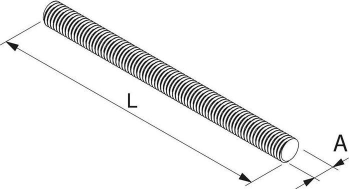 Produktbild Fischer Gewindestift GS Gewinde M10x80mm galvanisch verzinkt