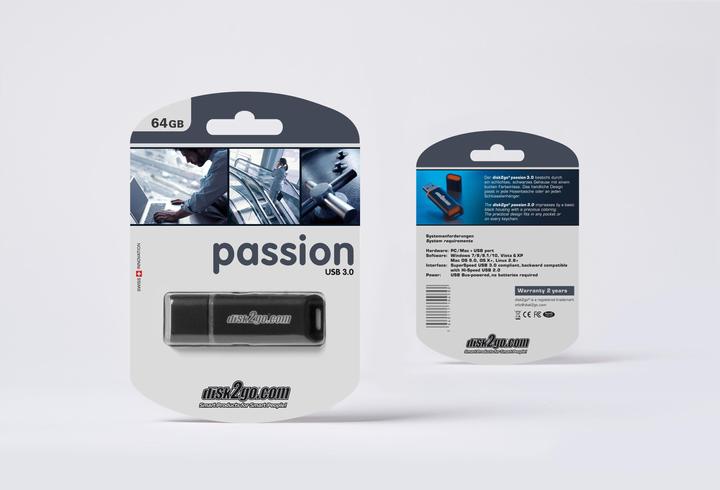 Actual product image Disk2go passion 3.0 (64 GB, USB 3.0, USB-A)