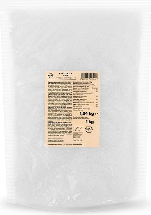 Actual product image KoRo Organic rice-like product made from konjac flour in water (1000 g)
