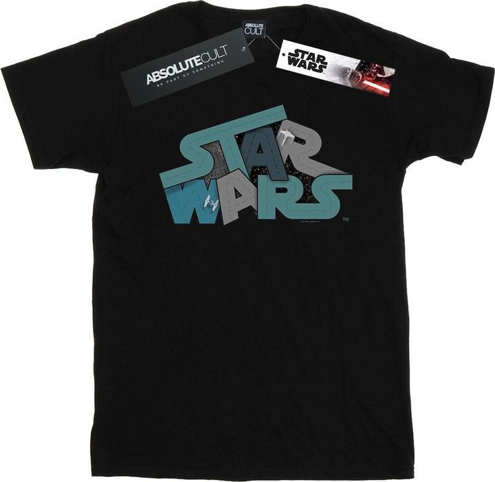Actual product image Star Wars Mens Death Star Jumble Logo T-Shirt (XXL)