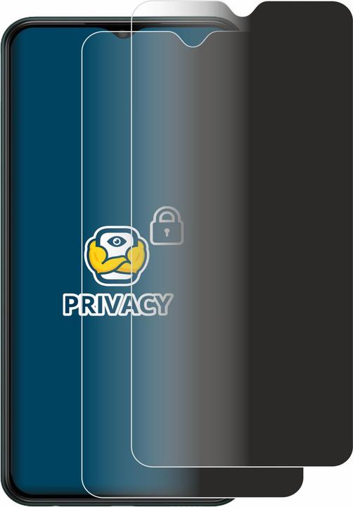 Productafbeelding BROTECT Anti-spionnetje privacyfolie Beschermfolie tegen blauw licht (2 Stuk, Samsung Galaxy M13)