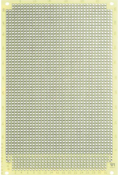 Produktbild Rademacher WR Experimentierplatine Epoxyd (L x B) 160 mm x 100 mm 35 µm Rastermass 2.54 mm WR-Typ 1160 1 St. (Platine)