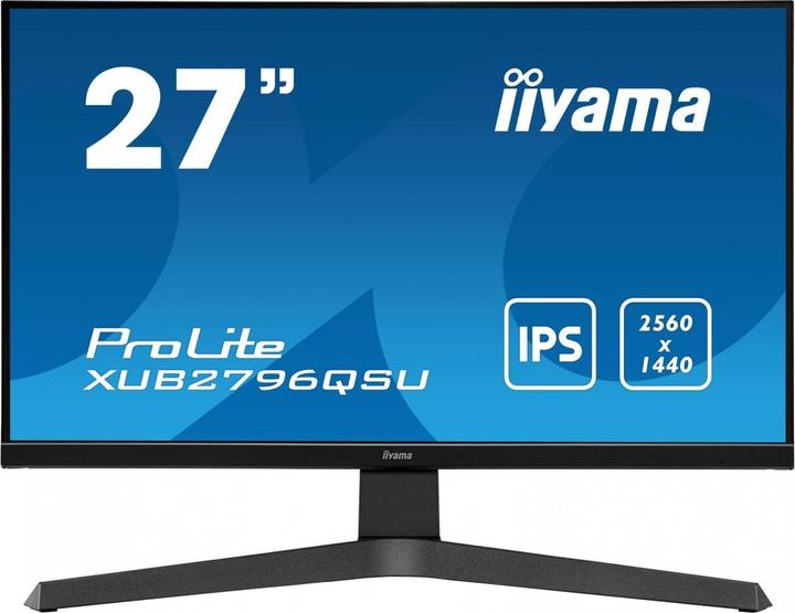 iiyama ProLite XUB2796QSU-B1 (2560 x 1440 pixels, 27")