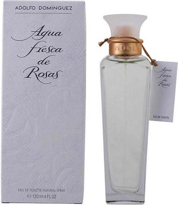 Adolfo Dominguez Agua Fresca De Rosas by Eau de Toilette Spray 120 ml (Eau de toilette, 120 ml)