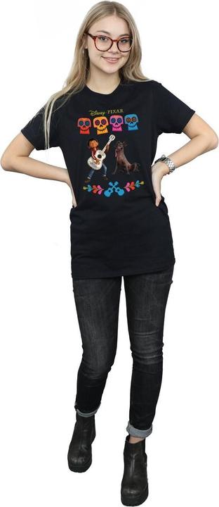 Actual product image Disney Womens/Ladies Coco Miguel Logo Cotton Boyfriend T-Shirt (XL)