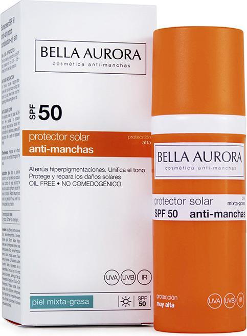Produktbild Bella Aurora SOLAR gel anti-manchas mixta/grasa SPF50 50 ml (Sonnencreme, SPF 50, 50 ml)