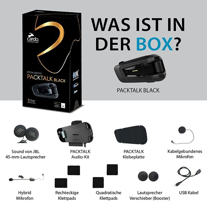 Image du produit Cardo Packtalk Bold JBL Black Edition (Lot de 1)