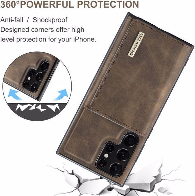 Actual product image Dg.Ming M1 Series Hardcase with Detachable Wallet (Samsung Galaxy S22 Ultra)