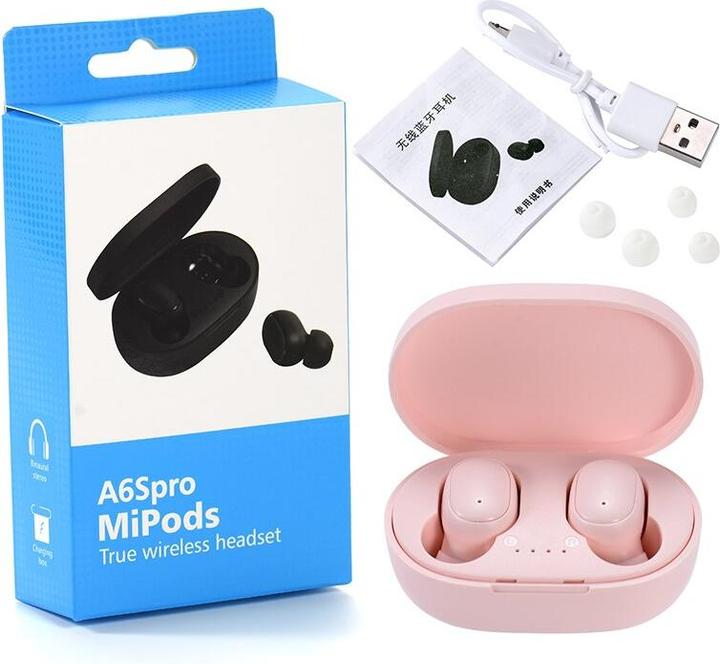 Produktbild PhoneLook Kabellose Bluetooth Kopfhörer A6S inkl. Mikrofon, Touch Control und Lade Etui mit LED Anzeige (ANC, Kabellos)