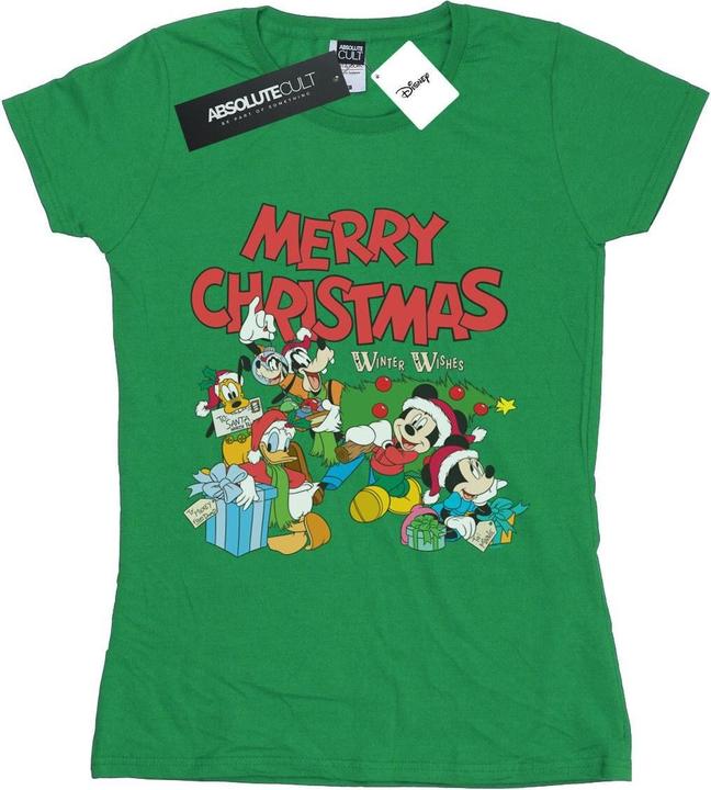 Disney Mickey And Friends Winter Wishes TShirt (XXL)