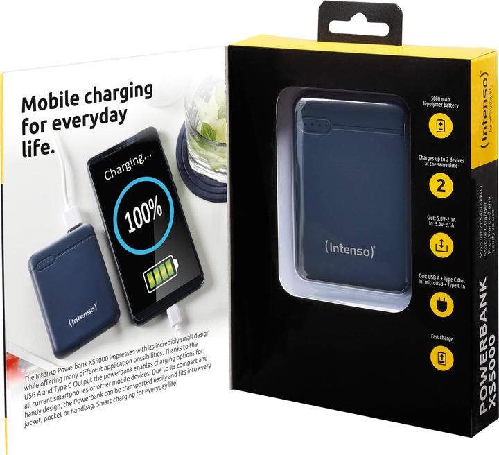 Image du produit Intenso POWER BANK USB 5000MAH/7313525 (5000 mAh)
