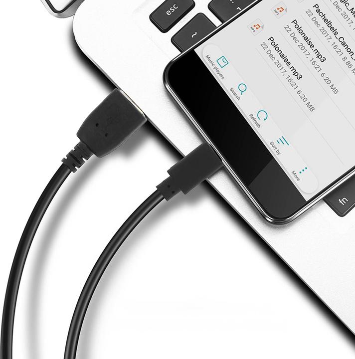 Produktbild Avizar USB-C / USB Kabel, Quick Charge (0.12 m, USB 2.0)