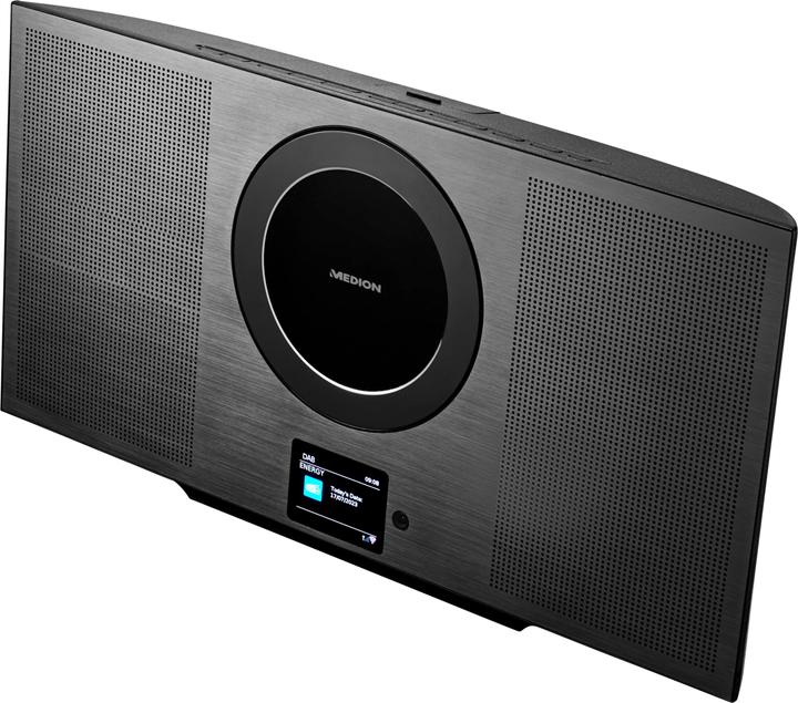 Immagine prodotto Medion Sistema stereo P66348 Nero (Spotificare collegare, Bluetooth, Lettore CD, 2x 10 W)