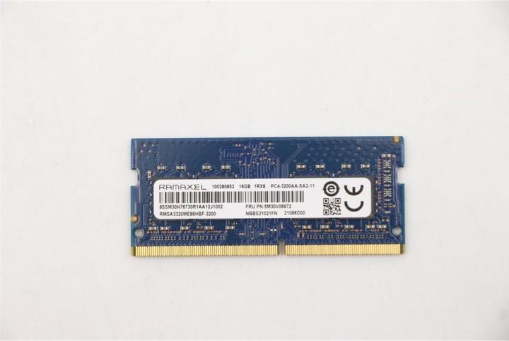 Actual product image Lenovo SoDIMM,16GB,DDR4,3200,Ramaxel (1 x 16GB, 3200 MHz, DDR4-RAM, SO-DIMM)