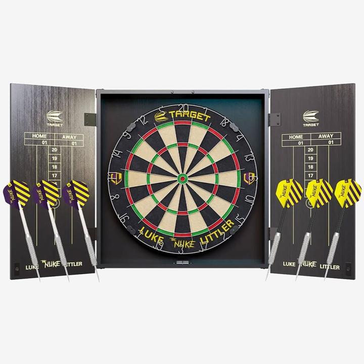 Actual product image Target Luke Littler Cabinet, Dartboard & Darts Set